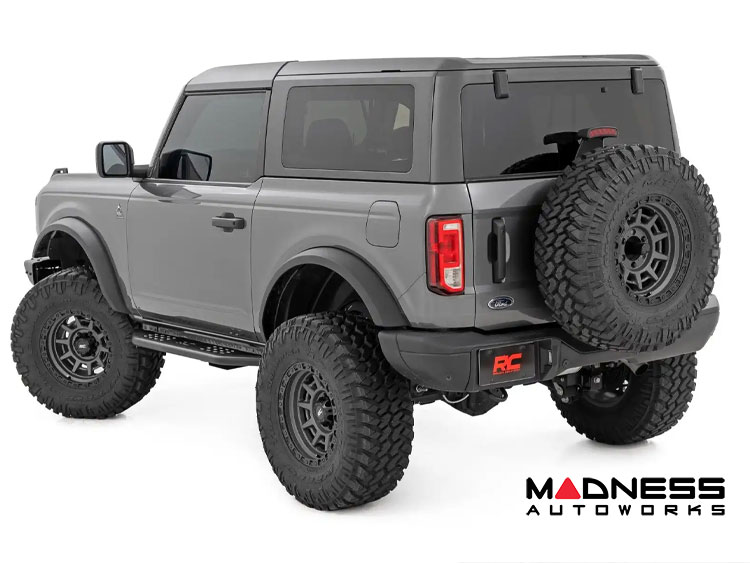 Ford Bronco Running Boards - OV2 Side Steps - Rough Country - 2 Door